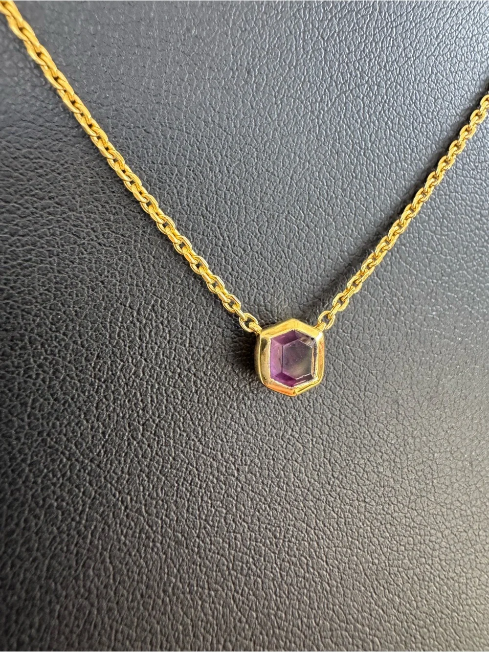 Kendra Scott Davie 18K Gold Vermeil Amethyst February Pendant Necklace